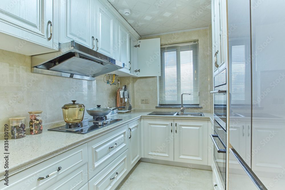 Renovated kitchen in model home Renovated kitchen in model home