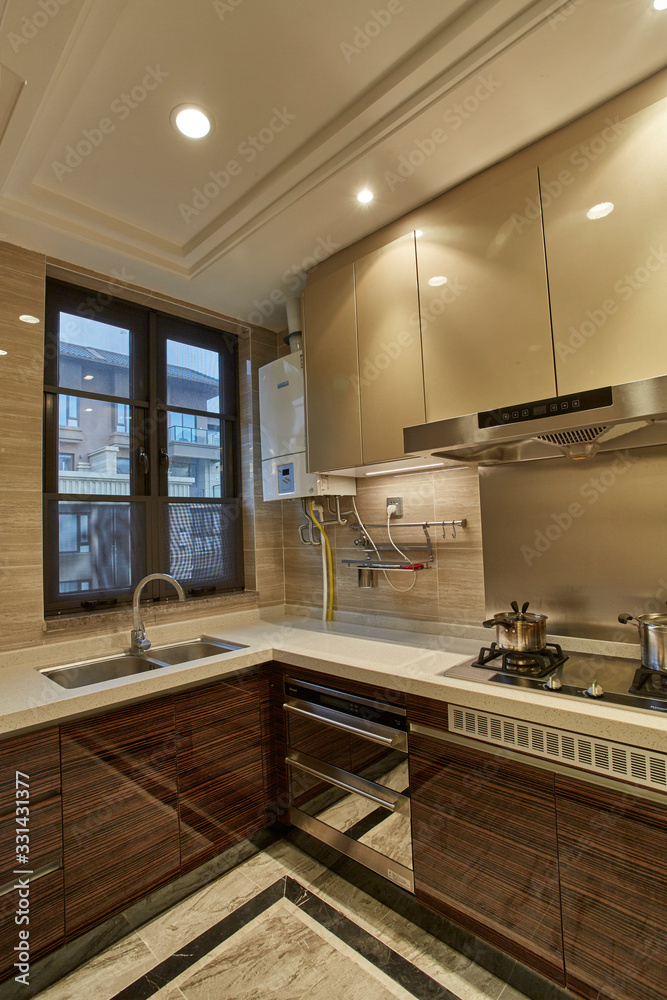 Renovated kitchen in model home Renovated kitchen in model home