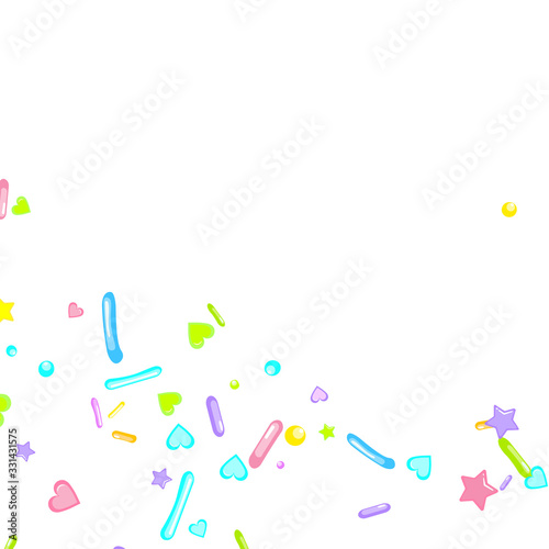 Sprinkles grainy. Cupcake dessert bakery confetti
