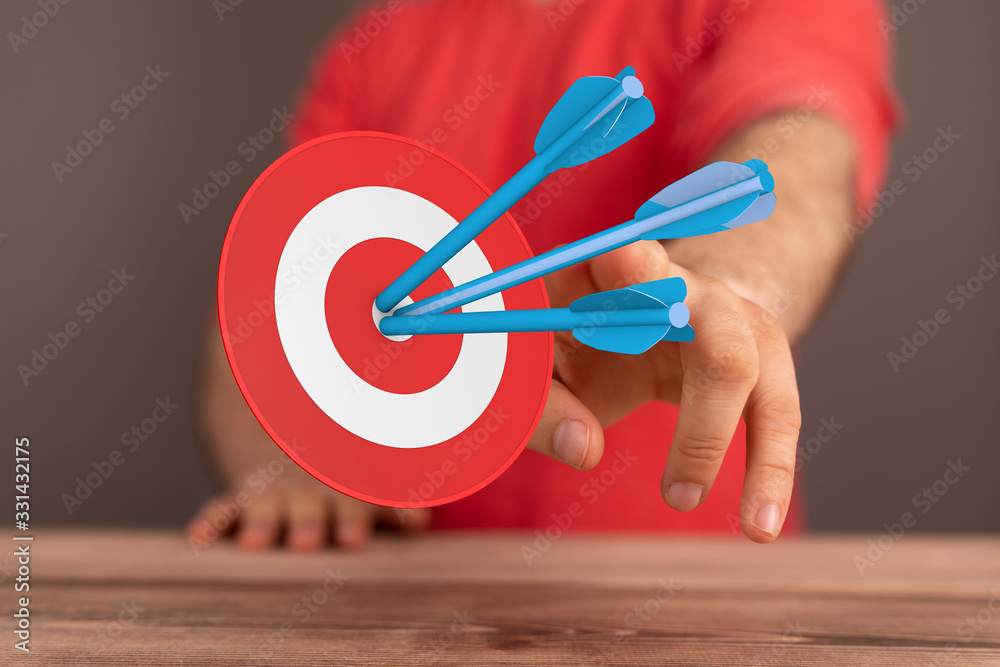 dart target arrow hitting on bullseye which is the ultimate goal that everyone wants. dart target arrow hitting on bullseye which is the ultimate goal that everyone wants.