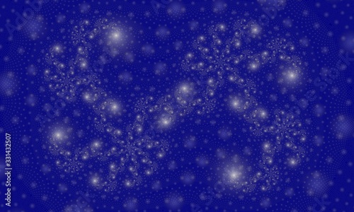 fractal pattern, star light, background