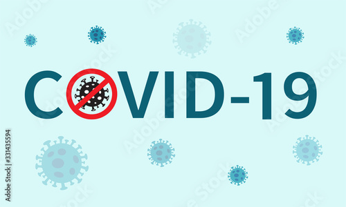 The coronavirus COVID-19 outbreak has spread from China. Vector illustration