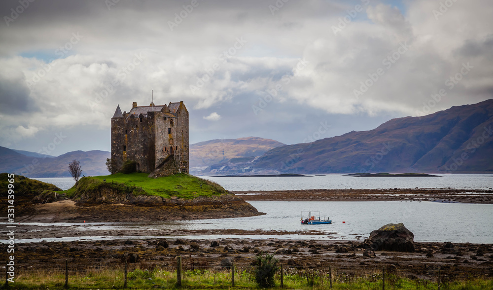 Castle in the Scottish Highlands 