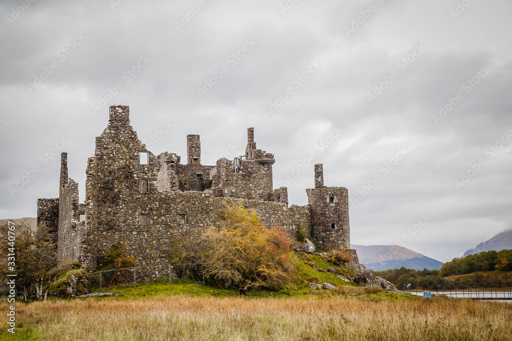 Castle in the Scottish Highlands 