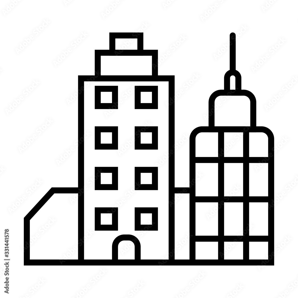 City metropolis icon vector illustration City metropolis icon vector illustration