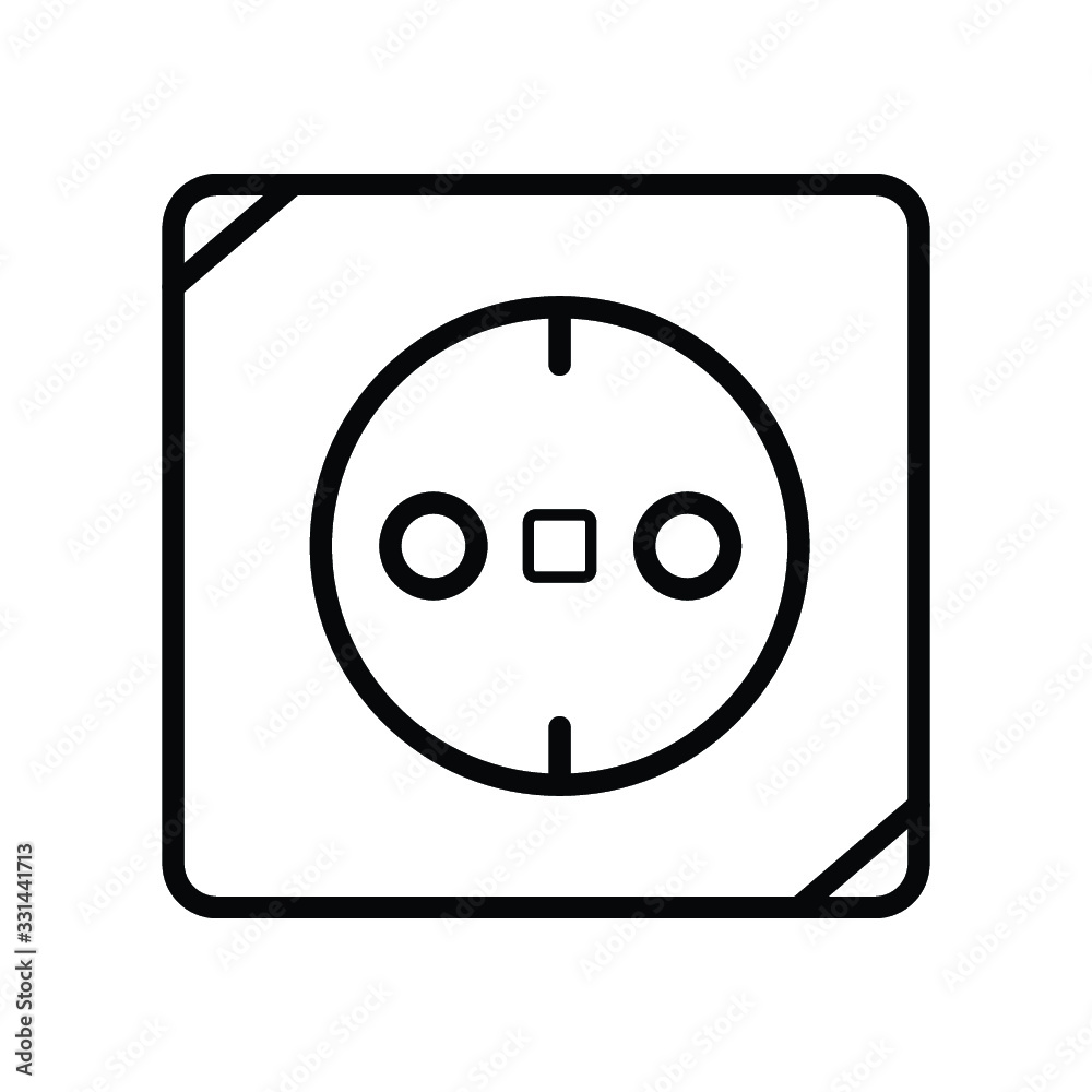 socket plug icon vector illustration socket plug icon vector illustration
