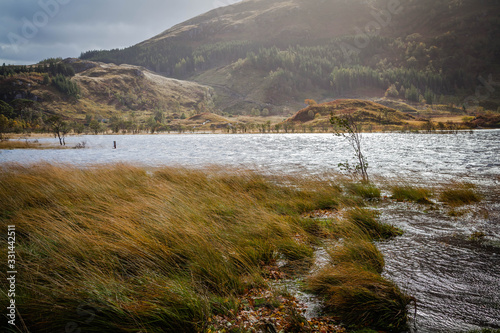 Glenfinnan at the shores of Loch Shiel photo