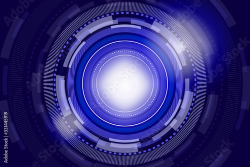 Abstract technology background. Digital hi-tech futuristic innovation concept. Color and harmonious composition. Vector illustration EPS10..
