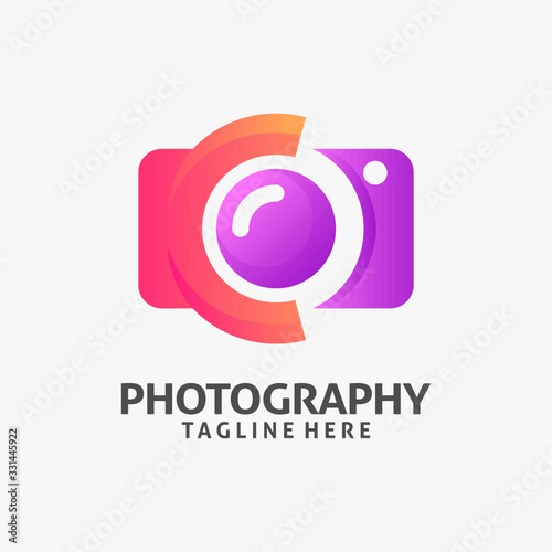 Photography camera logo design