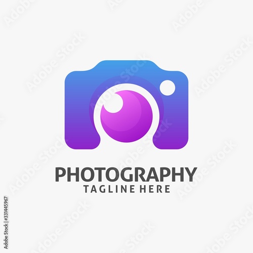 Photography camera logo design
