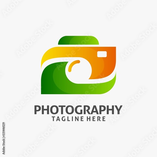 Photography camera logo design