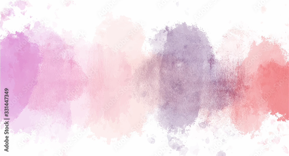 Vintage Pink watercolor background for your design, watercolor background concept, vector.