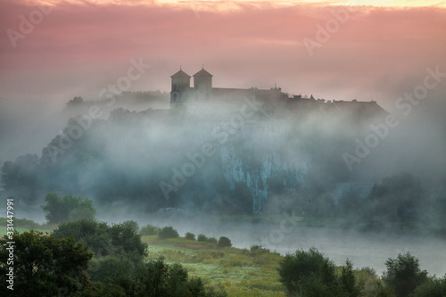 Benedictine monastery on the rocky hill by the Vistula river in Tyniec near Cracow, Poland © PawelUchorczak