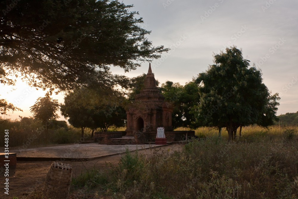 A small stupa near Dhammayan Gyi Temple, Old Bagan, Myanmar