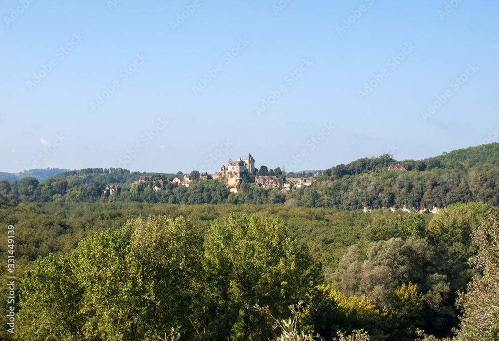 Chateau de Montfort in the Dordogne valley. France