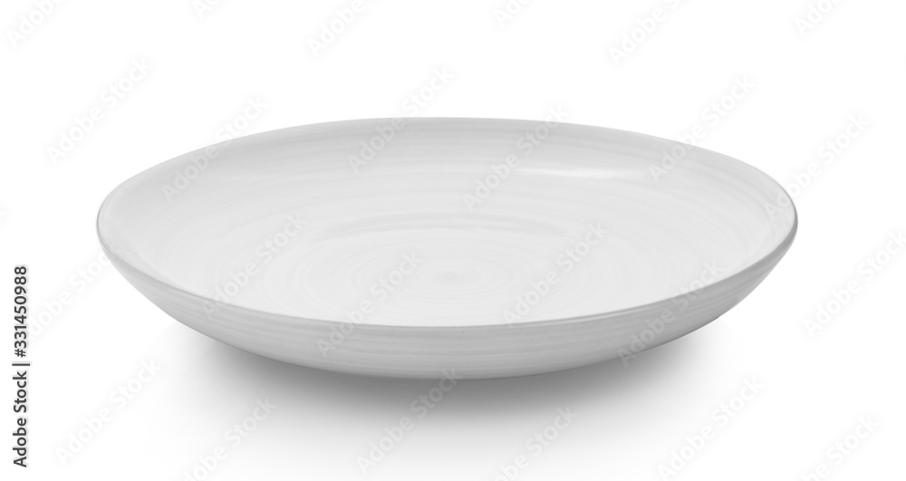 plate on white background plate on white background