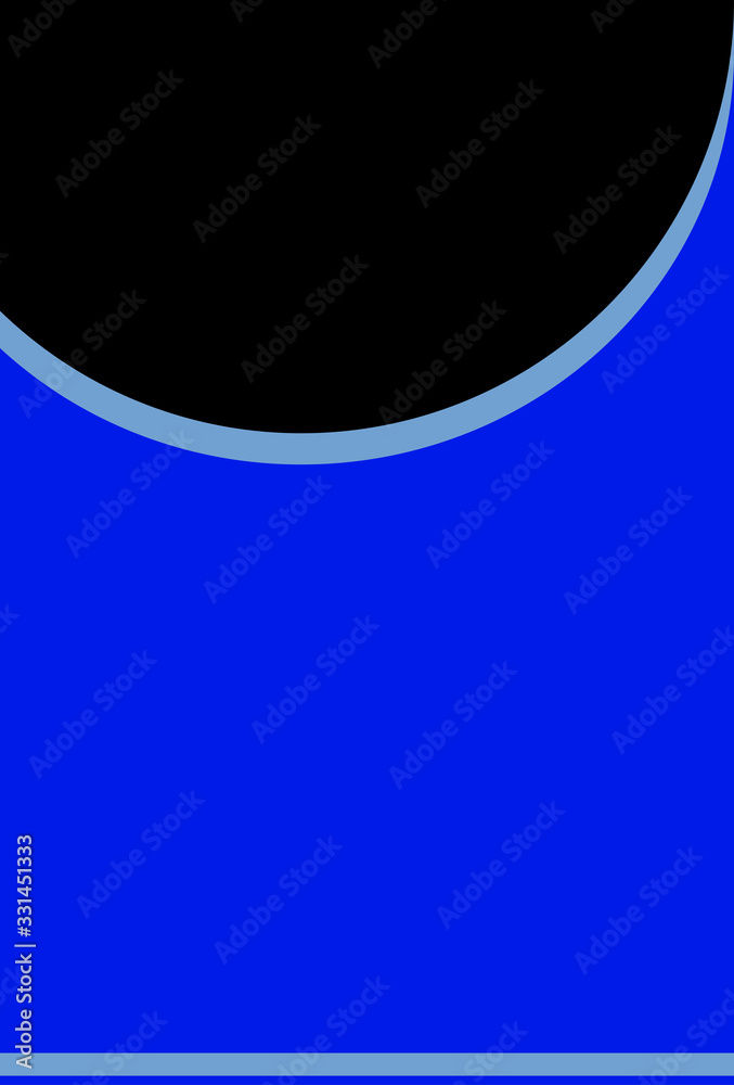 Obraz premium flayer color blue and black background
