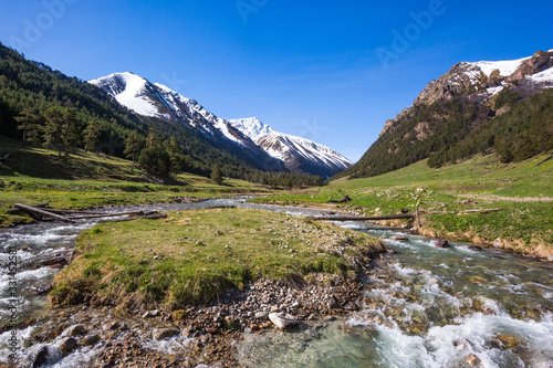 River in Caucasus Mountains. Karachay-Cherkessia republic, Russia © Crazy nook