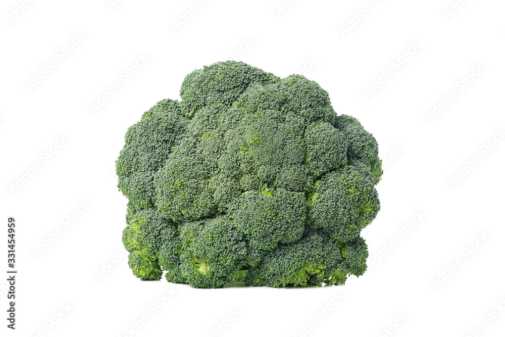 Broccoli isolated on white background. Fresh vegetable Broccoli isolated on white background. Fresh vegetable