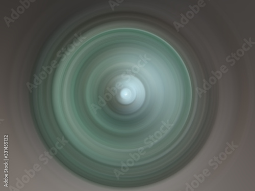 Abstract Radial Motion Blur on a gray  green Background. Circle pattern for label  textiles  garment or brochure design. Background for modern graphic design and text.      