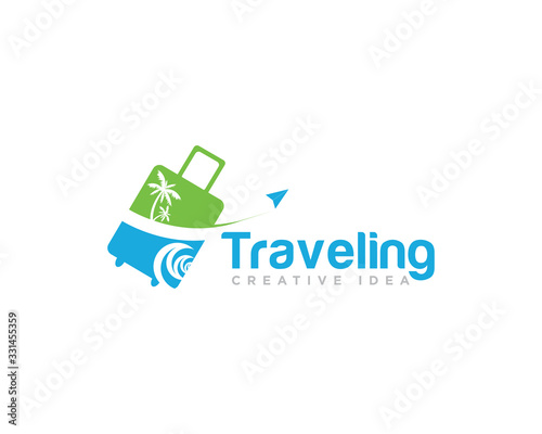 Traveling Logo Icon Design Vector