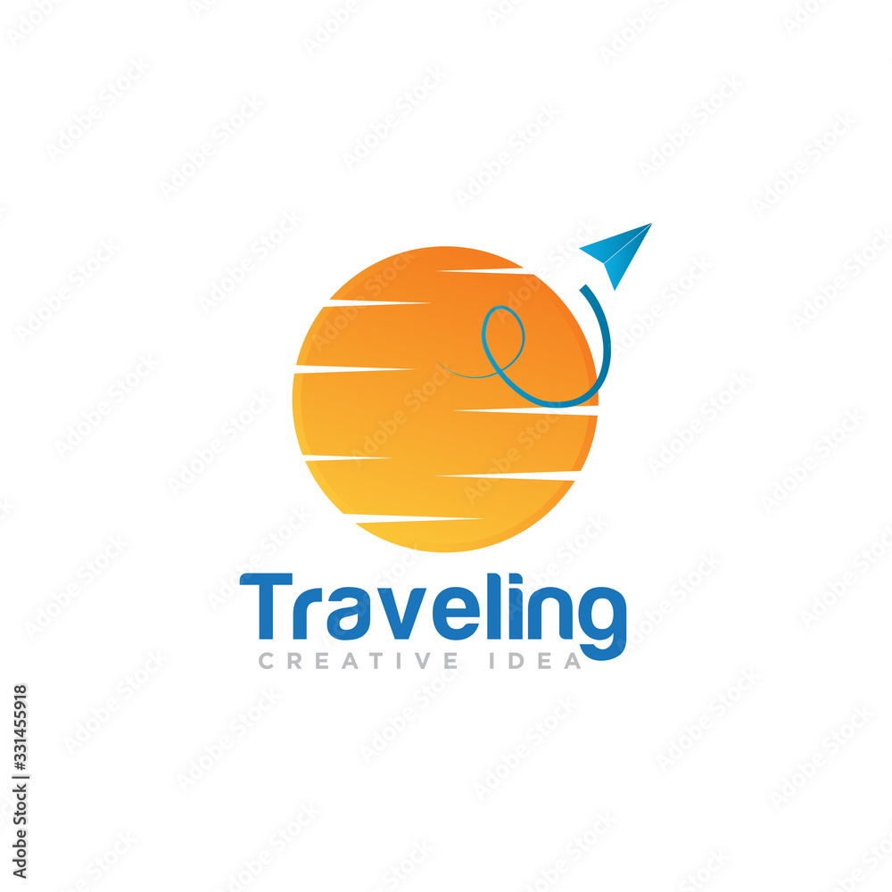 Traveling Logo Icon Design Vector