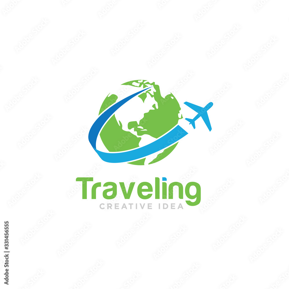 Traveling Logo Icon Design Vector Traveling Logo Icon Design Vector
