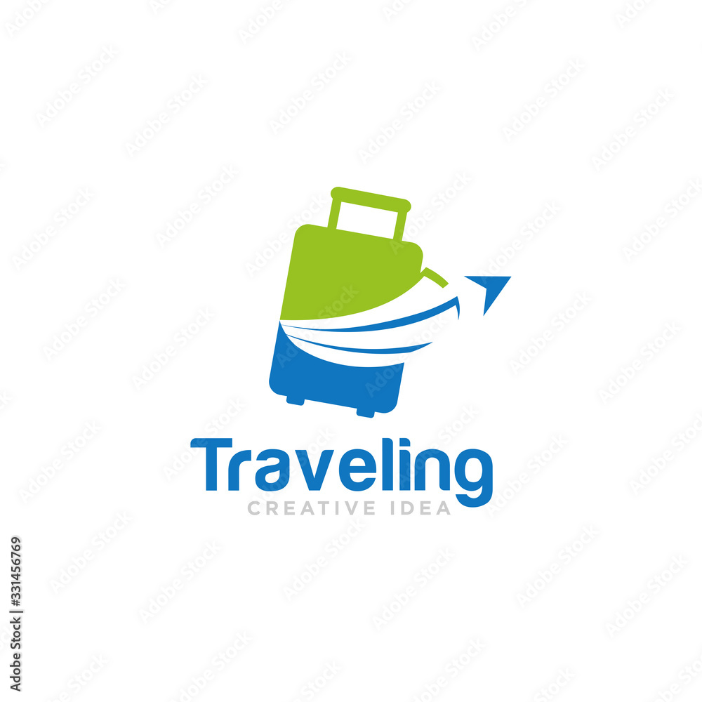 Traveling Logo Icon Design Vector