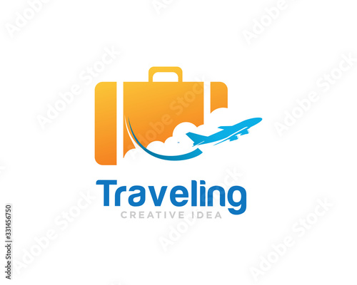 Traveling Logo Icon Design Vector