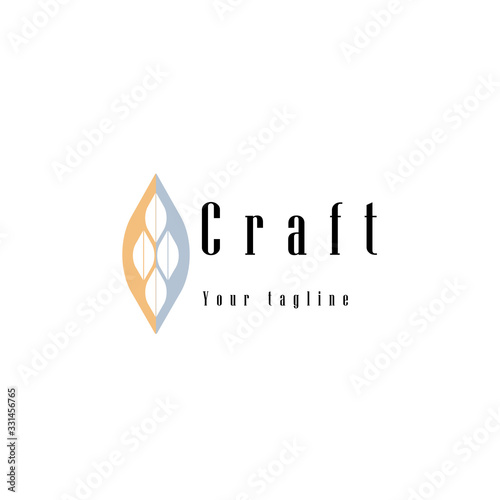 logo template for product craft theme nature and artsy