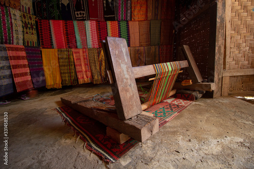 sasak tribe traditional weaving tool
