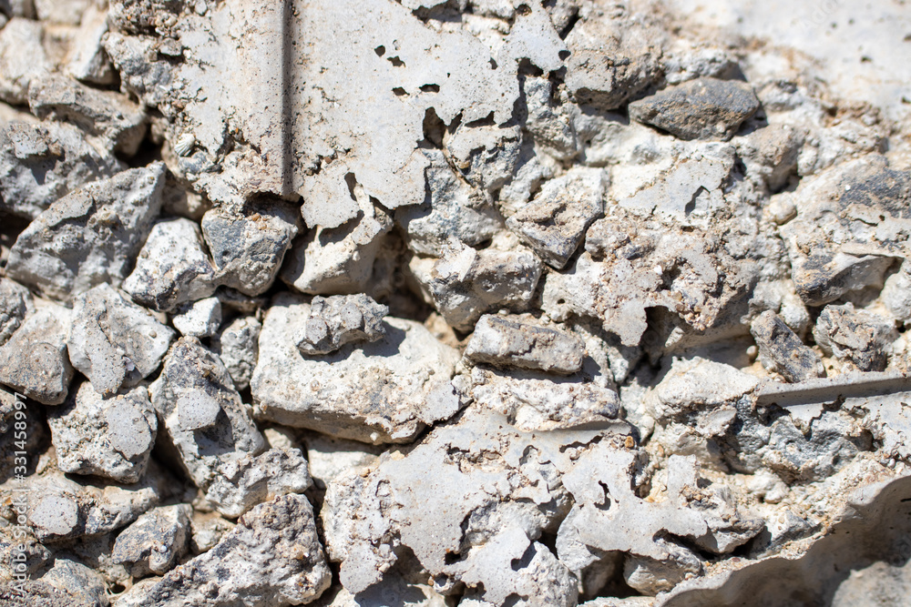 Fototapeta premium Stones with unusual shapes and textures