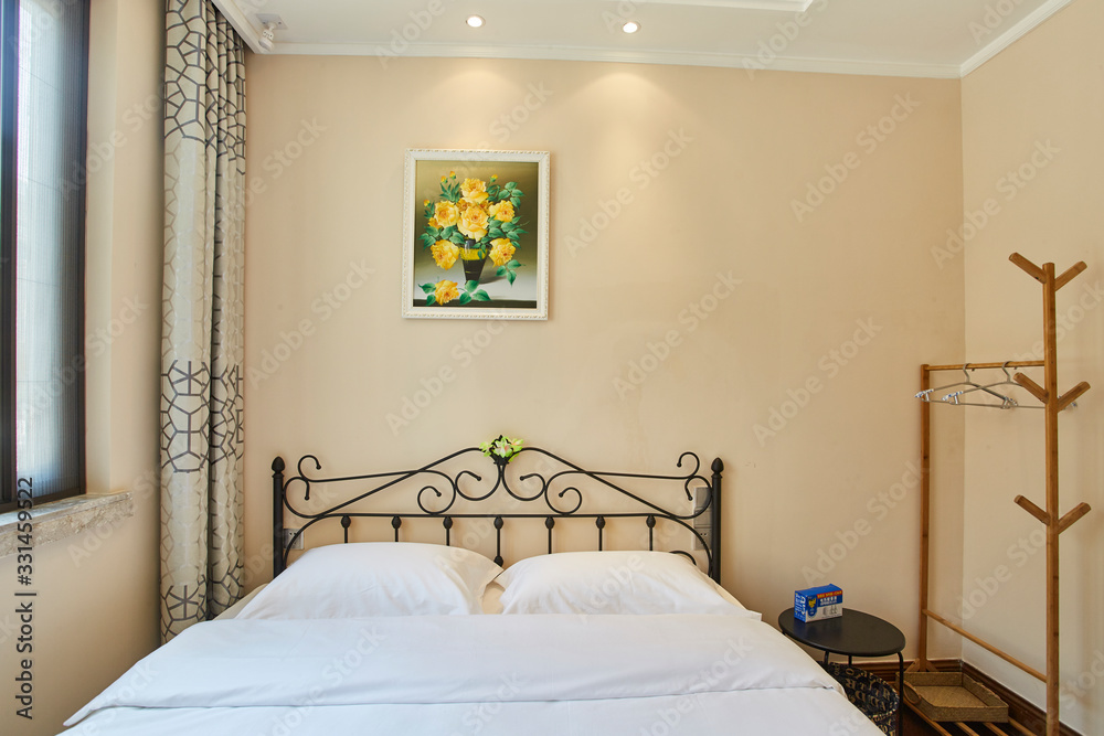 Renovated bedroom in model home Renovated bedroom in model home