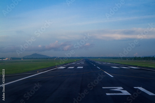 airplane runway for take off and landing