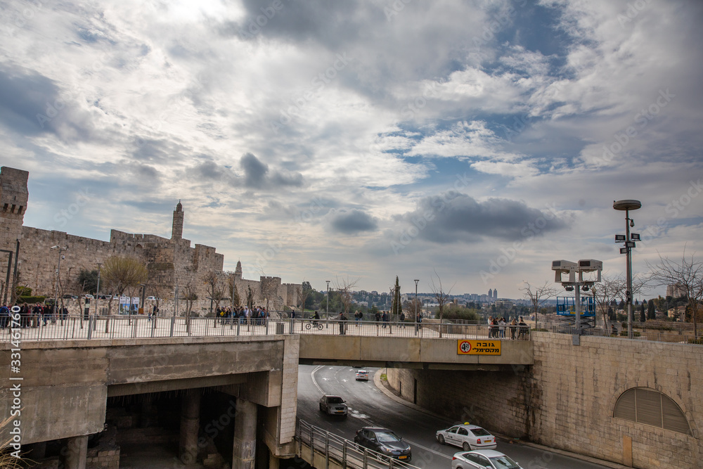Fototapeta premium Jerusalem landscape view 