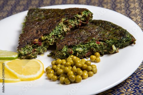 Persian Mixed herbs frittata photo