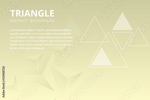 Fototapeta Naklejka Na Ścianę i Meble -  Geometric triangular futuristic background. Modern abstract background design of triangular pyramids. Applicable for banners, brochures, covers, flyers.