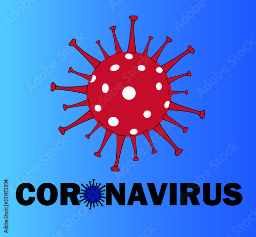 Covid-19 bacteria. Coronavirus healthcare banner. 3D Microbe on dark background. Infection pathogen virus ...