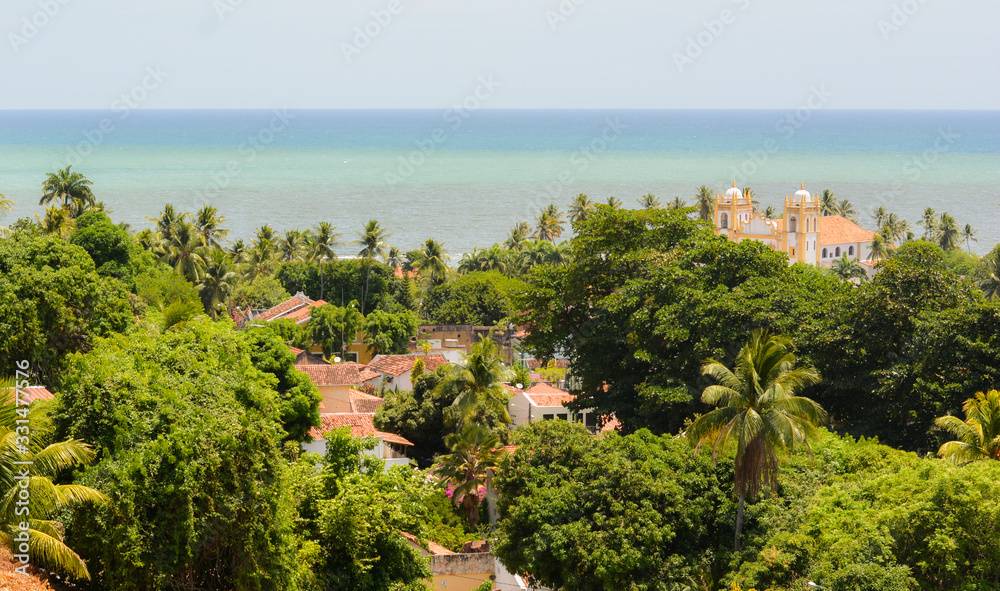 panoramic view of Olinda, Brazil