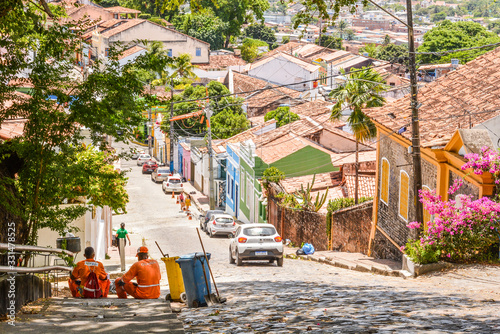 street in Olinda, Brazil photo