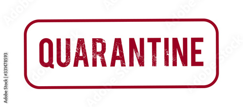 Quarantine stamp. Stop Pandemic Coronavirus covid-19 2019-nCoV. Closed for quarantine notification.