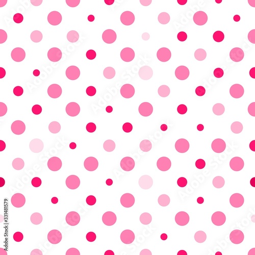Pink polka dots