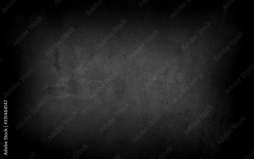 Old wall texture cement dark black gray  background abstract grey color design are light with white gradient background.