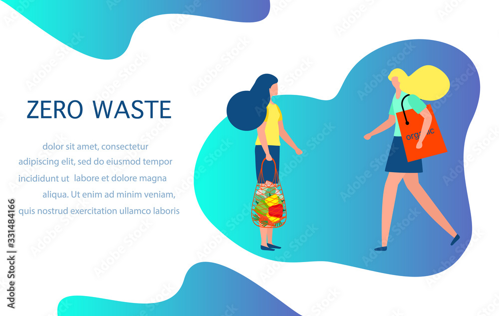Eco friendly lifestyle Zero waste Reusable bags Eco friendly lifestyle Zero waste Reusable bags