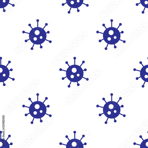 coronavirus seamless pattern, vector illustration
