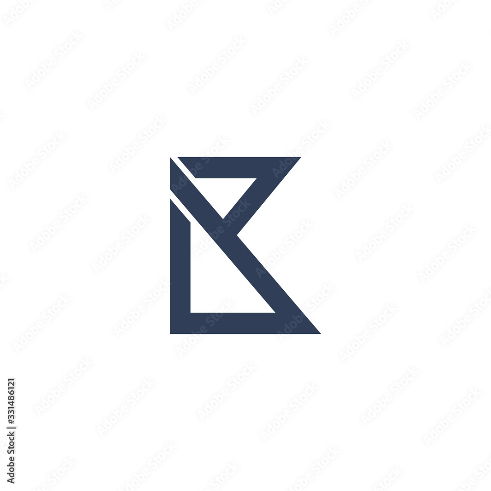 Letter B Logo Template Vector. B monogram logo vector. B symbol vector. Letter B Logo Template Vector. B monogram logo vector. B symbol vector.