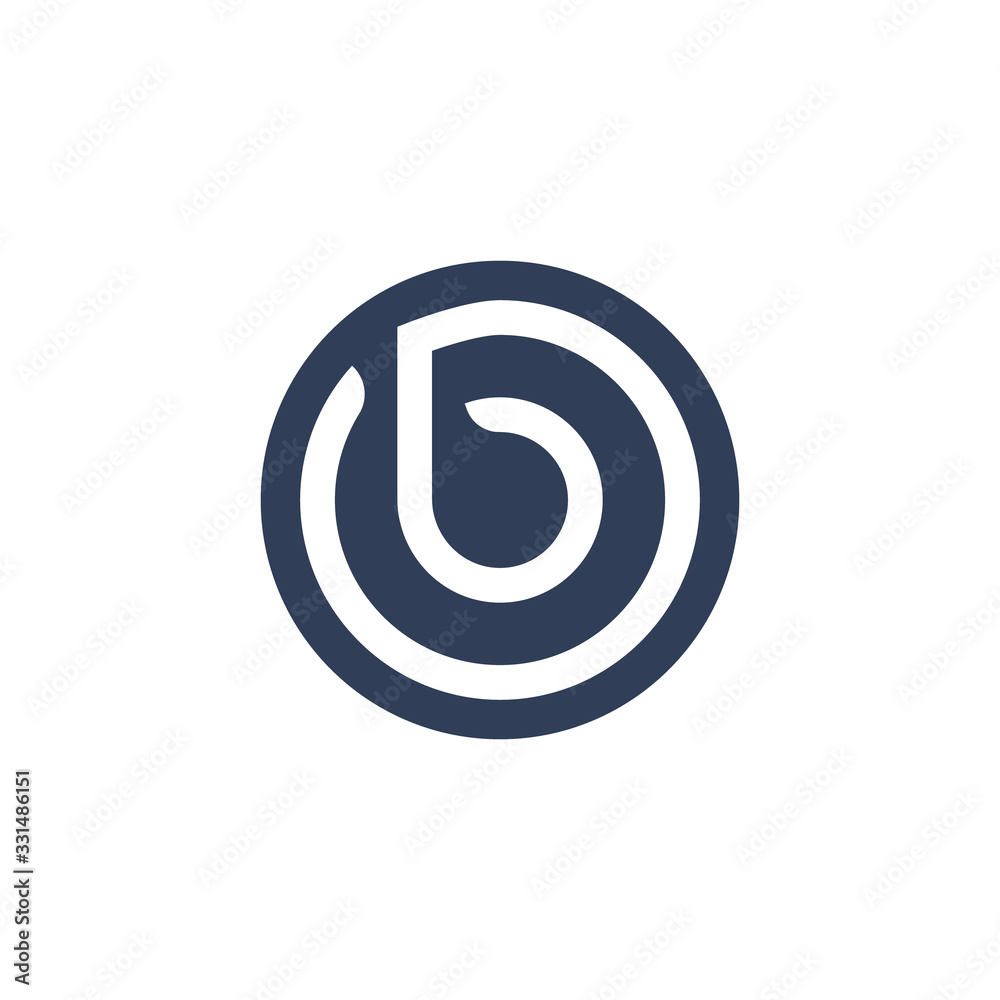 Letter B Logo Template Vector. B monogram logo vector. B symbol vector. Letter B Logo Template Vector. B monogram logo vector. B symbol vector.