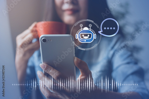 Chatbot assistant, Ai Artificial Intelligence photo