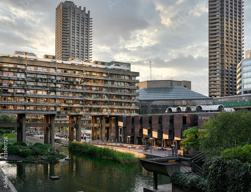 The Barbican London showing flats and residential homes photo