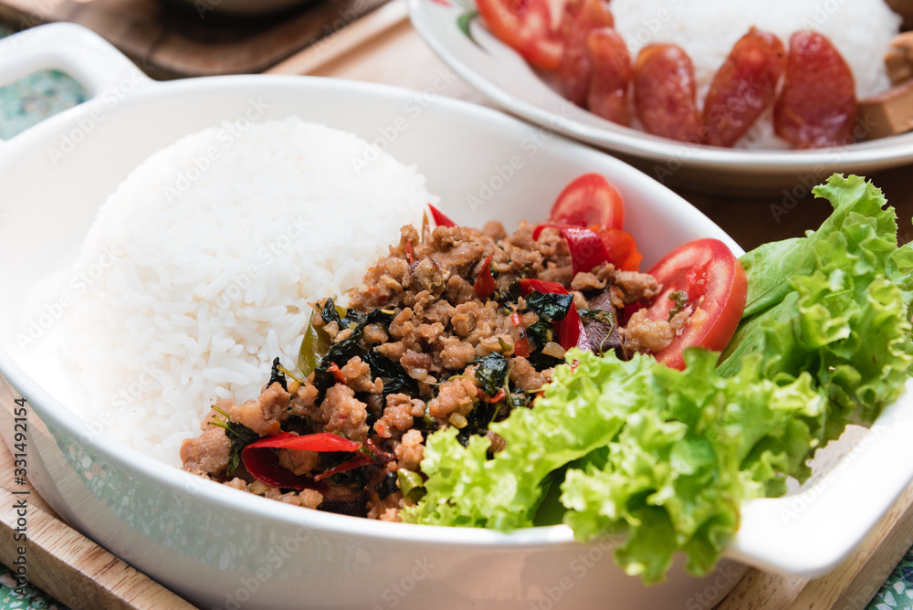 Stir Fry Pork With Basil Leaves Stir Fry Pork With Basil Leaves
